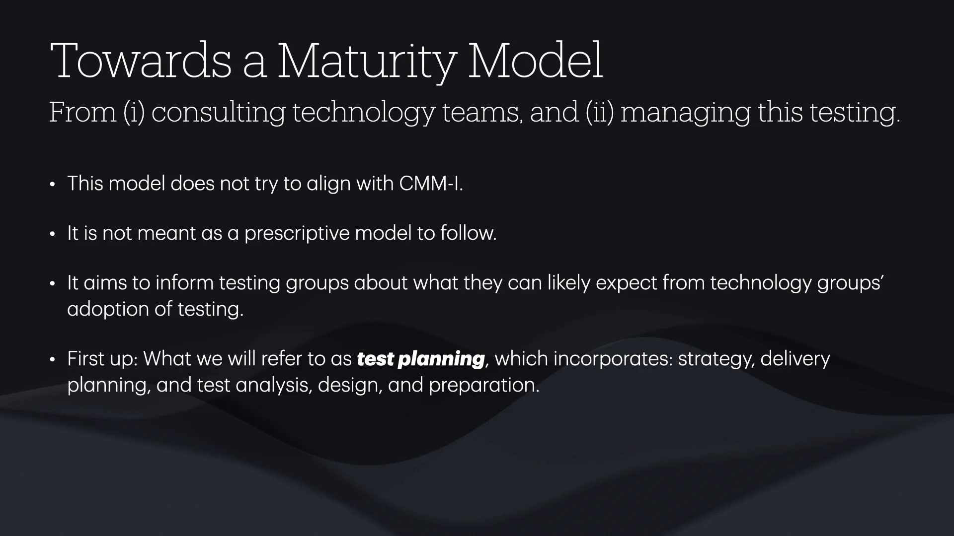 Tech-Led Infrastructure Testing slide 3