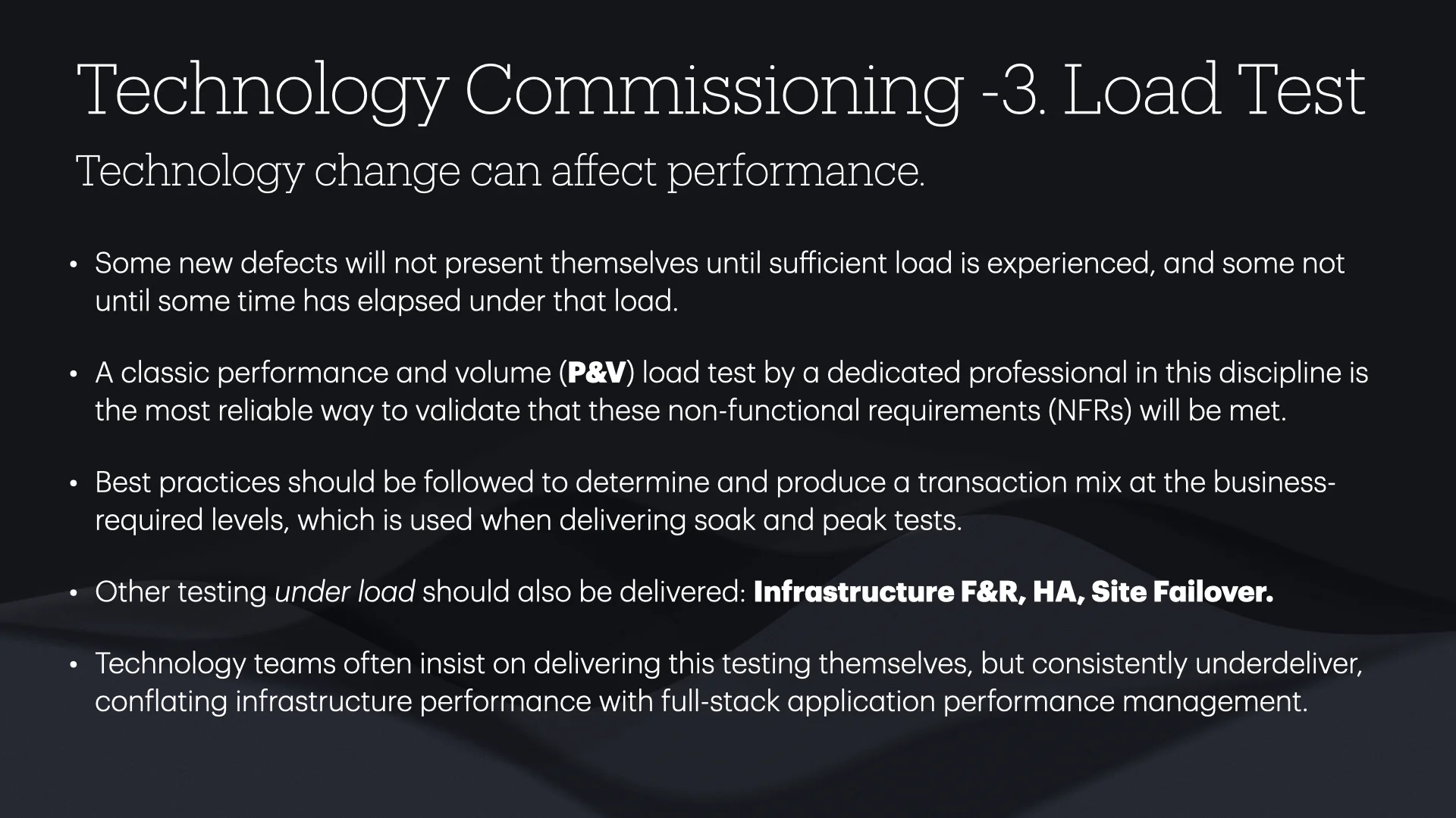 Tech-Led Infrastructure Testing slide 14