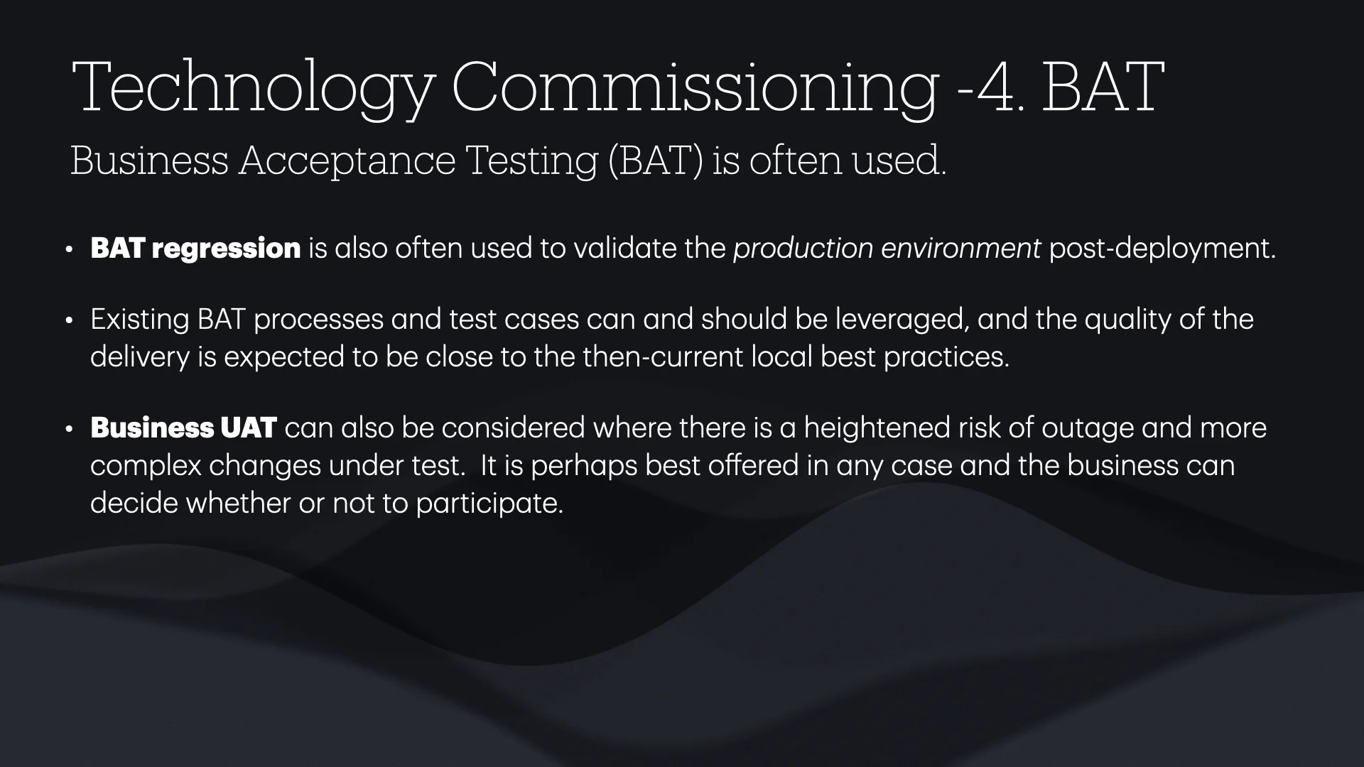Tech-Led Infrastructure Testing slide 16