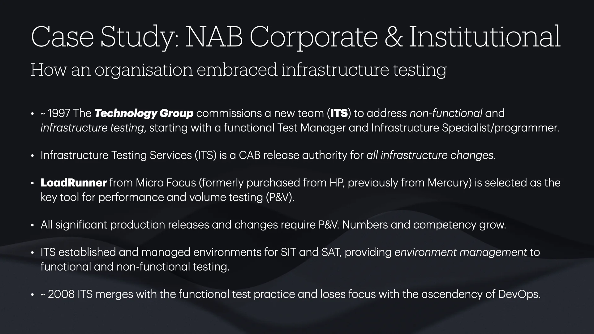 Tech-Led Infrastructure Testing slide 20